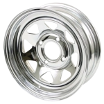 CHROME STEEL VW WHEELS 4 BOLT