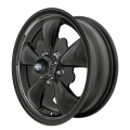 Gt-5 Wheel, Black with Polished Lip, 5.5 Wide, 5 on 112mm
