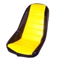 Low Back Seat Cover, Yellow, Fits Most Fiberglass Seats