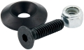 ALLSTAR PERFORMANCE ALL18633-50 Countersunk Bolts 1/4in w/ 1in Washer Black 50pk ALL18633-50