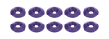 ALLSTAR PERFORMANCE ALL18697 Countersunk Washer Purple 10pk ALL18697