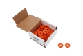 ALLSTAR PERFORMANCE ALL18849-50 Body Bolt Washer Plastic Orange 50pk ALL18849-50