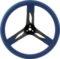 QUICKCAR RACING PRODUCTS QRP68-0032 Blue 15 In  Steel Steering Wheel 68-0032