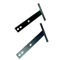 EMPI 00-3874-0 T-Bar Bumper, Black, for Beetle 56-67, Pair