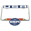 EMPI 00-6460-0 License Plate Frame, with EMPI Logo, Rear