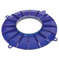 EMPI 00-8849-0 Finned Alternator Backing Plate, Blue