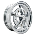 EMPI 00-9753-0 Raider Wheel, All Chrome, 5 Wide, 5 on 205mm