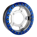 Appletree Automotive 00-9765-0-BL 15 X 7 Forged Beadlock Rim, 5 On 205mm, Blue Beadlock