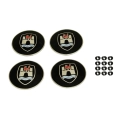 EMPI 10-1078-0 Hub Cap Crest, Wolf Crest, 4 Pack