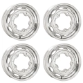 Appletree Automotive 10-1170-4 Vintage 190 Wheels, 15 x 4.5, 5 on 205, Silver Set of 4