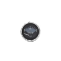 EMPI 14-1120-0 52mm Voltmeter, Chrome Bezelge, Black Bezel for Type 1