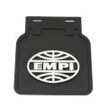 EMPI 15-1090-0 Mud Flaps, Black with White Logo, for Beetle 56-67, Pair