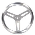 Latest Rage 16-9812-0 Steering Wheel, 15 Diameter, No Dish, 3 Spoke Aluminum