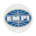 EMPI 17-2995-0 Horn Button, 36mm EMPI logo, White, Set of 4