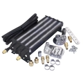 EMPI 3009 8 Pass Oil Cooler Kit, for Type 4 VW, with Threaded Fittings