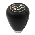 EMPI 79-4640-0 Shift Knob, with Gear Pattern, Fits 7, 10, 12mm Thread Black