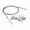 Pro-werks C93-096 Push Pull Cable, Silver Jacket Line, Clip Style 8 Ft Overall