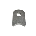 A&A MANUFACTURING FAB-3066 Tab, 1 Radius, 10mm Hole, 3/16 Thick