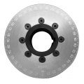 EMPI JC-8619-S JayCee Billet 4.5 Inch Drag Pulley, Sand Sealed, Silver