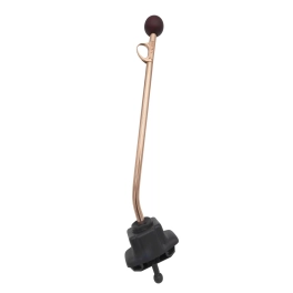 Trigger Shifter, Copper Plated, Rosewood Knob, 23.5 Inch Bus