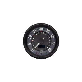 115mm Speedometer 0-80 MPH with Black Dial Black Bezel