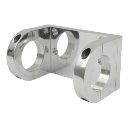 Billet Mounting Plate, for 1 T Tube, Each