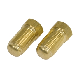 Brass Adapter Fitting 10mm-1.0 Male Metric Bubble Flare To 3/16
