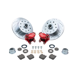Wilwood Front Ball Joint Disc Brake Kit, Red Drilled