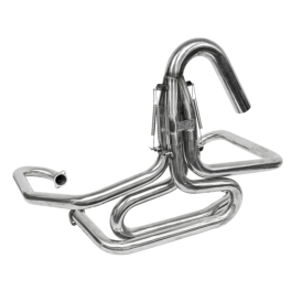 Bobcat Exhaust, 1-5/8 with U-Bend Stinger, Stainless