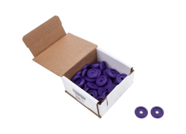 Body Bolt Washer Plastic Purple 50pk ALL18852-50