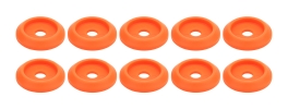 Body Bolt Washer Plastic Fluorescent Orange 10pk ALL18854