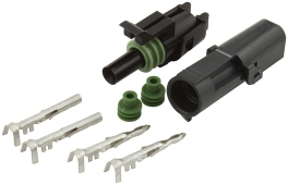 ALLSTAR PERFORMANCE ALL76265 1-Wire Weather Pack Connector Kit ALL76265