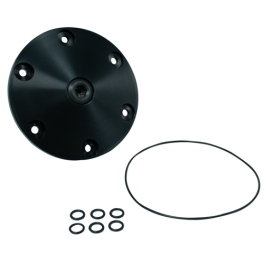 JayCee Mag-Plate Sump Drain With O-Ring, Black