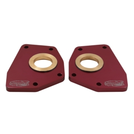 JayCee Billet Spring Plate Retainers for Stock Plates, Red