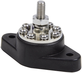 QUICKCAR RACING PRODUCTS QRP57-806 Black 8 Point Distribution Post 57-806