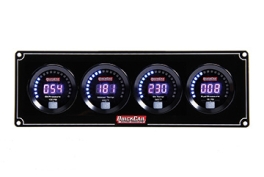 QUICKCAR RACING PRODUCTS QRP67-4021 Digital 4 Gauge Panel OP/WT/OT/FP 67-4021