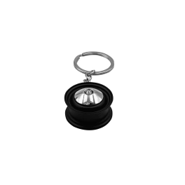 EMPI 00-2118-0 Smoothie Wheel Key Chain, Black