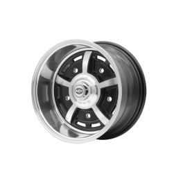 Sprintstar Wheel, Black with Polished Spoke 15x8