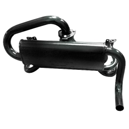 Baja Exhaust, 1-1/2 with Quiet Muffer, Raw