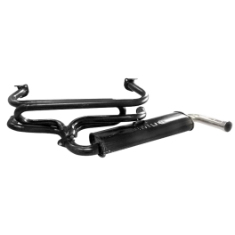 EMPI 00-3647-0 Exhaust System, Single Quiet Muffler for Beetle & Ghia 66-73