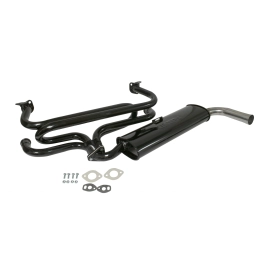 EMPI 00-3655-0 Exhaust System, Single Quiet Muffler, for Bus 63-71