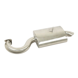 Phat Boy Muffler, Stainless, For 3 Bolt Header, Beetle