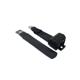 Seat Belt, Retractable Stock Style, 2 Point, Black