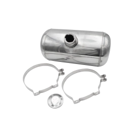 Stainless Steel Fuel Tank, 10 x 16 5 gallon, Center Fill