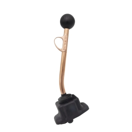 Trigger Shifter, Copper Plated, Black Knob, 13.5 Inch