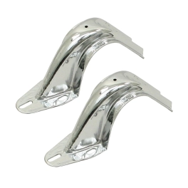 EMPI 00-8662-0 Deck Lid Brackets, for Beetle, Chrome, Pair