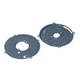 Alternator 3 Piece Backing Plate Kit, Silver Vein