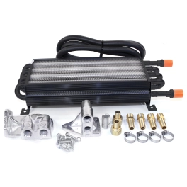 8 Pass Oil Cooler Kit, with Treaded Fittings