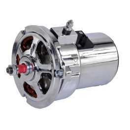 Alternator, 90 Amp, for Aircooled VW, Chrome