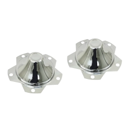 Center Cap, Fits 5 On 205 Rim, Chrome, Each